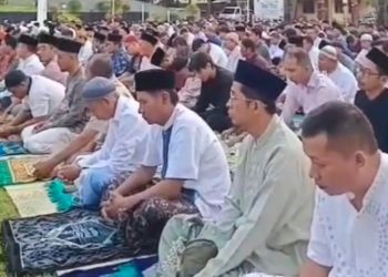 Perbedaan 1 Syawal, Sebagian Warga Rembang Gelar Sholat Idul Fitri Lebih Awal
