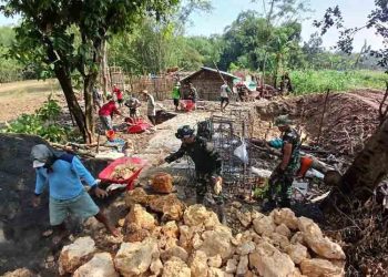 Target Sebulan Rampung, Proyek Jembatan Perintis Garuda di Grobogan Dikebut