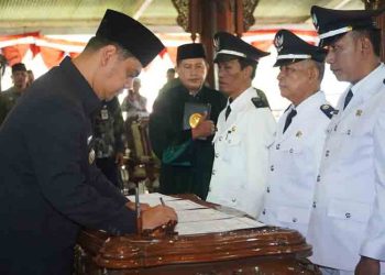 Terpilih di Pilkades PAW, 4 Petinggi di Jepara Resmi Dilantik