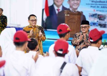 Plt Bupati Pati dan Mendikdasmen Abdul Mu’ti Resmikan Revitalisasi 90 Sekolah