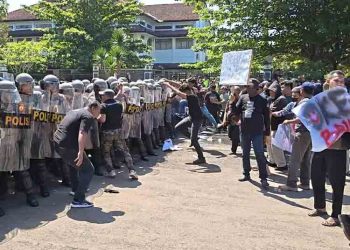 Hadapi Potensi Rusuh di Hari Buruh, Pemkab Pekalongan dan TNI-Polri Gelar Simulasi