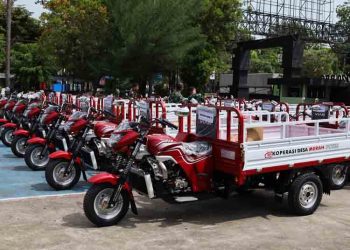 Koperasi Merah Putih di Rembang dapat Dukungan 30 Motor Roda Tiga