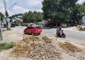 Kerap Picu Macet, Lampu Lalu Lintas Dibangun di Perempatan Landoh Rembang