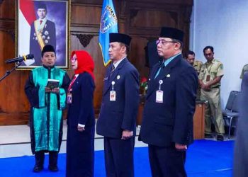 3 Pejabat JPTP Pemkot Salatiga Dilantik, Ini Nama dan Posisi Barunya