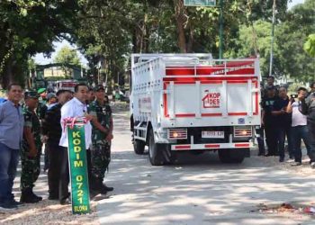 55 Truk Disalurkan untuk Koperasi Merah Putih di Blora