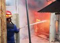 Diduga Suhu Terlalu Tinggi, Oven Pengering Kayu di Sekuro Jepara Terbakar