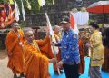 Perjalanan Spiritual Thudong, Bupati Jepara Lepas 16 Bhikkuni Menuju Candi Sewu