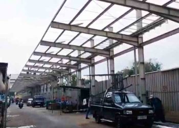 Pedagang Protes Kanopi Pasar Bitingan Kudus Dibongkar RSUD