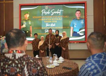 Dandim Boyolali Berganti, Bupati Agus Apresiasi Pejabat Lama dan Sambut Pejabat Baru