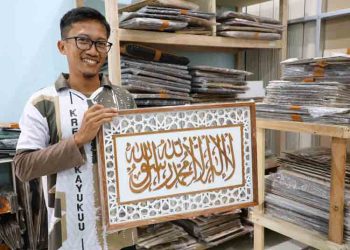 Omzet Ratusan Juta dari Hiasan Dinding, UMKM Boyolali Tembus Ekspor ke 24 Negara