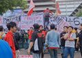 Ribuan Mahasiswa Semarang Gelar Aksi Bertajuk PANTURA, Sampaikan 5 Tuntutan
