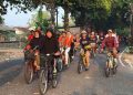 Lewat Gowes Santai, Ratusan Warga Sragen Wetan Meriahkan HUT Sragen ke-280