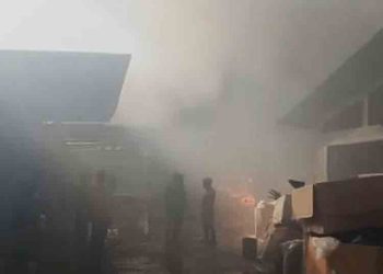 Gudang Sparepart Motor di Kudus Terbakar saat Karyawan Nyalakan Blower