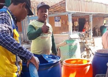 4 Desa di Jati Blora Terdampak Kekeringan,16.000 Liter Air Bersih Disalurkan