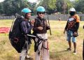 KPXC 2026 Segera Digelar, Bupati Kendal Uji Coba Paralayang di Curug Sewu