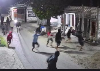 Terekam CCTV, Aksi Penyerangan Sekelompok Pemuda Sebabkan 4 Warga Ketitangwetan Pati Luka-Luka