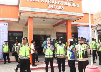 Amankan Audiensi FMPK, Puluhan Personel Diterjunkan ke Karangsembung Brebes