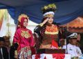 Unik! Bendera Merah Putih Dikibarkan dari bawah Perairan Pulau Gede Rembang