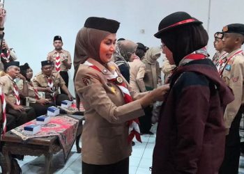 Kwarcab Kendal Berangkat ke Jambore Nasional, Bupati Tika Beri Pesan ke Anggota