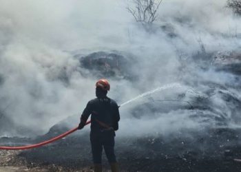 Pemadaman Kebakaran TPA Darupono Lama Kendal Berlangsung Hingga 7 Jam