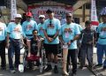 PMI Brebes Bagikan 400 Sembako, Kaki Palsu, Hingga Kursi Roda Khusus Atlet