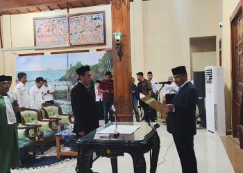 Lantik Fahrudin Jadi Kepala BPBD Rembang, Harno Tunjuk Mardi Jadi Plt Sekda