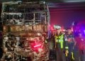 15 Penumpang Selamat dari Kebakaran Bus di Jalan Tol Batang-Semarang