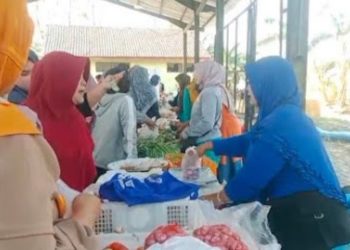 Dintanpan Rembang Gelar Pasar Tani, Sediakan 300 Paket Sembako Murah