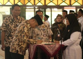 Lantik 238 Anggota BPD, Bupati Tegal Minta Aspirasi Warga Dikawal