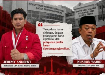 Dugaan Layanan BPN Jakarta Buruk, GMNI Jakarta Timur Minta Pertanggungjawaban Moral