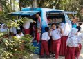 Dekatkan Buku ke Pelajar, Perpustakaan Keliling Dinarpus Rembang Jangkau 30 Sekolah Lebih